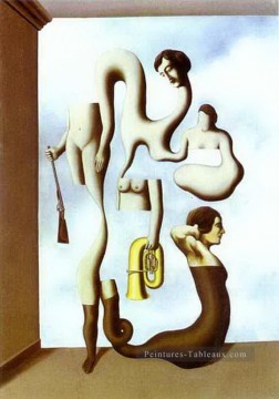 Rene Magritte Painting - Los ejercicios del acróbata 1928 René Magritte